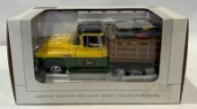 JOHN DEERE "CHEVY PICKUP" WITH JD 110 LAWN TRACTOR - COLLECTOR BANK