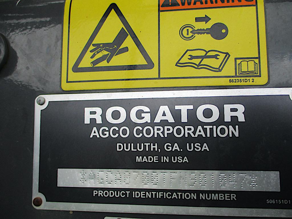 AG CHEM RG700 ROGATOR SPRAYER