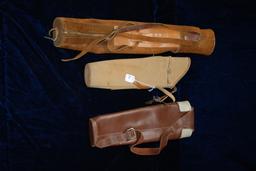Lot of 3 Leather Quiver3