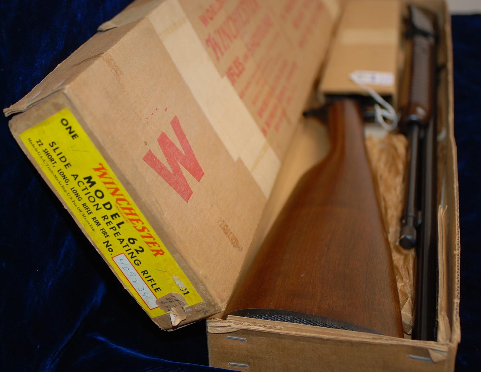 Boxed 1958 Winchester Model 62 Rifle