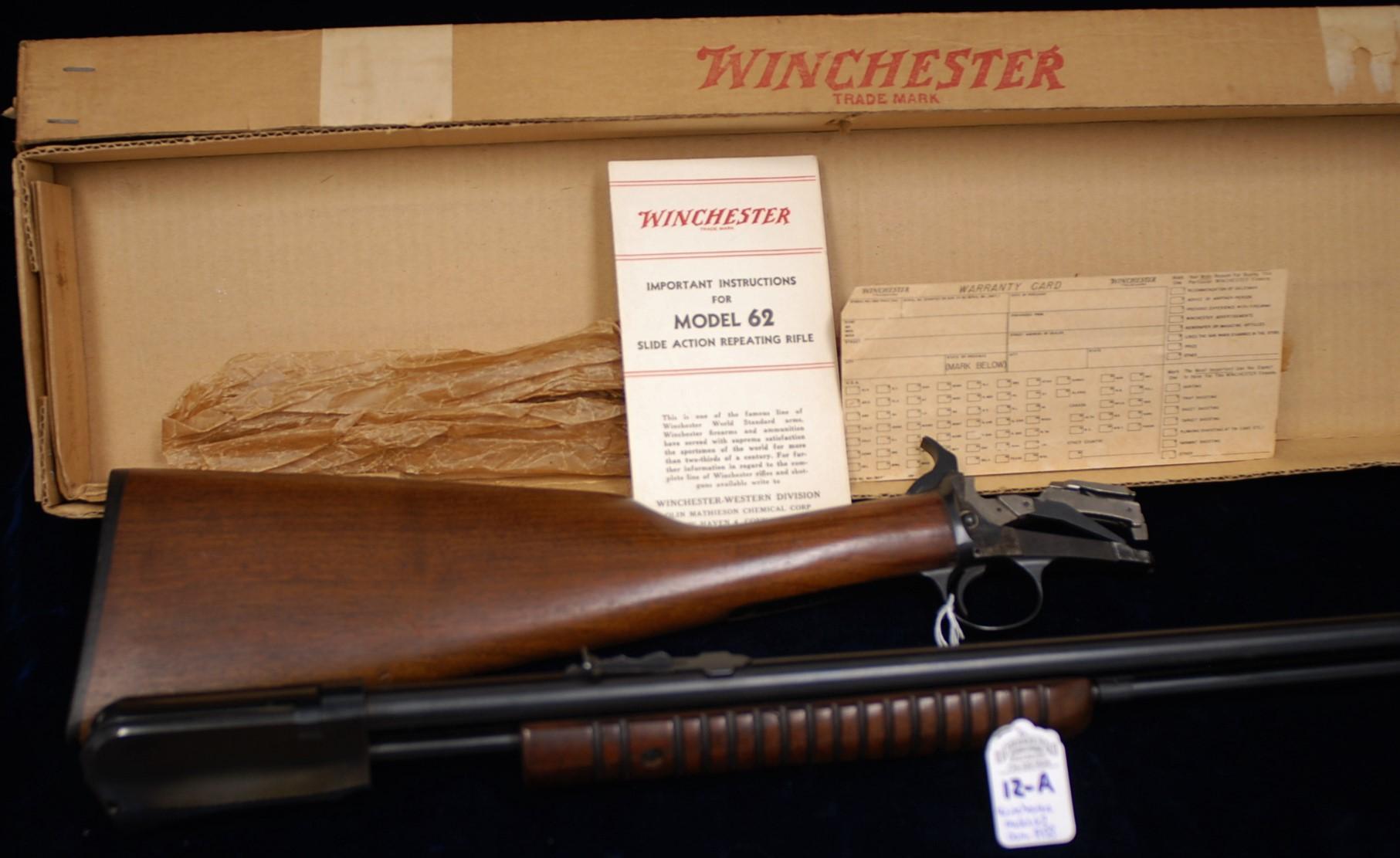 Boxed 1958 Winchester Model 62 Rifle