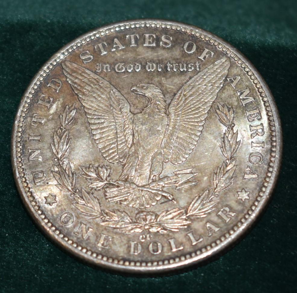 1890-CC Morgan Silver Dollar