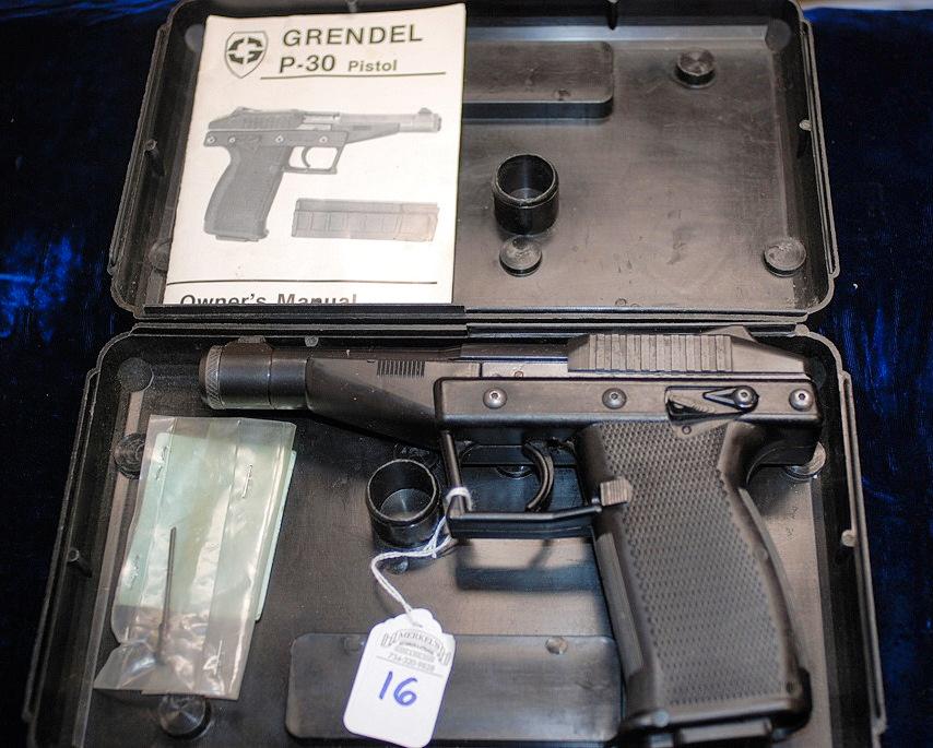 Grendel P-30 .22 WIN MAG Semi-auto Pistol NIB