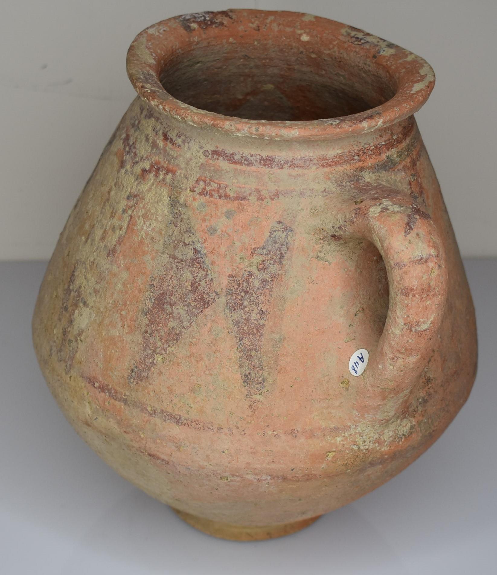 Middle Bronze I Age Bi-Conical, Polychrome Pitcher