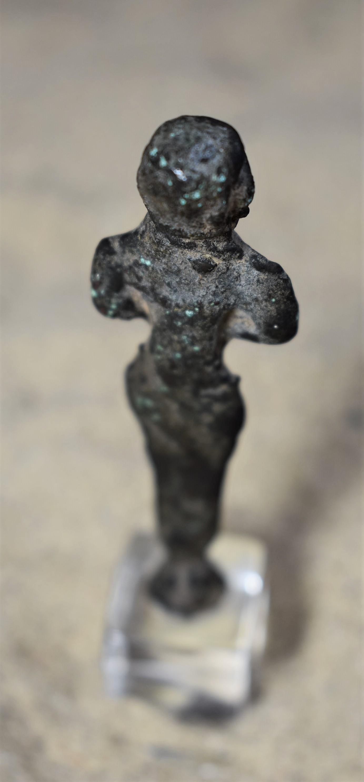 Assyrian-Northern Canaanite Bronze Astarte goddess Figure