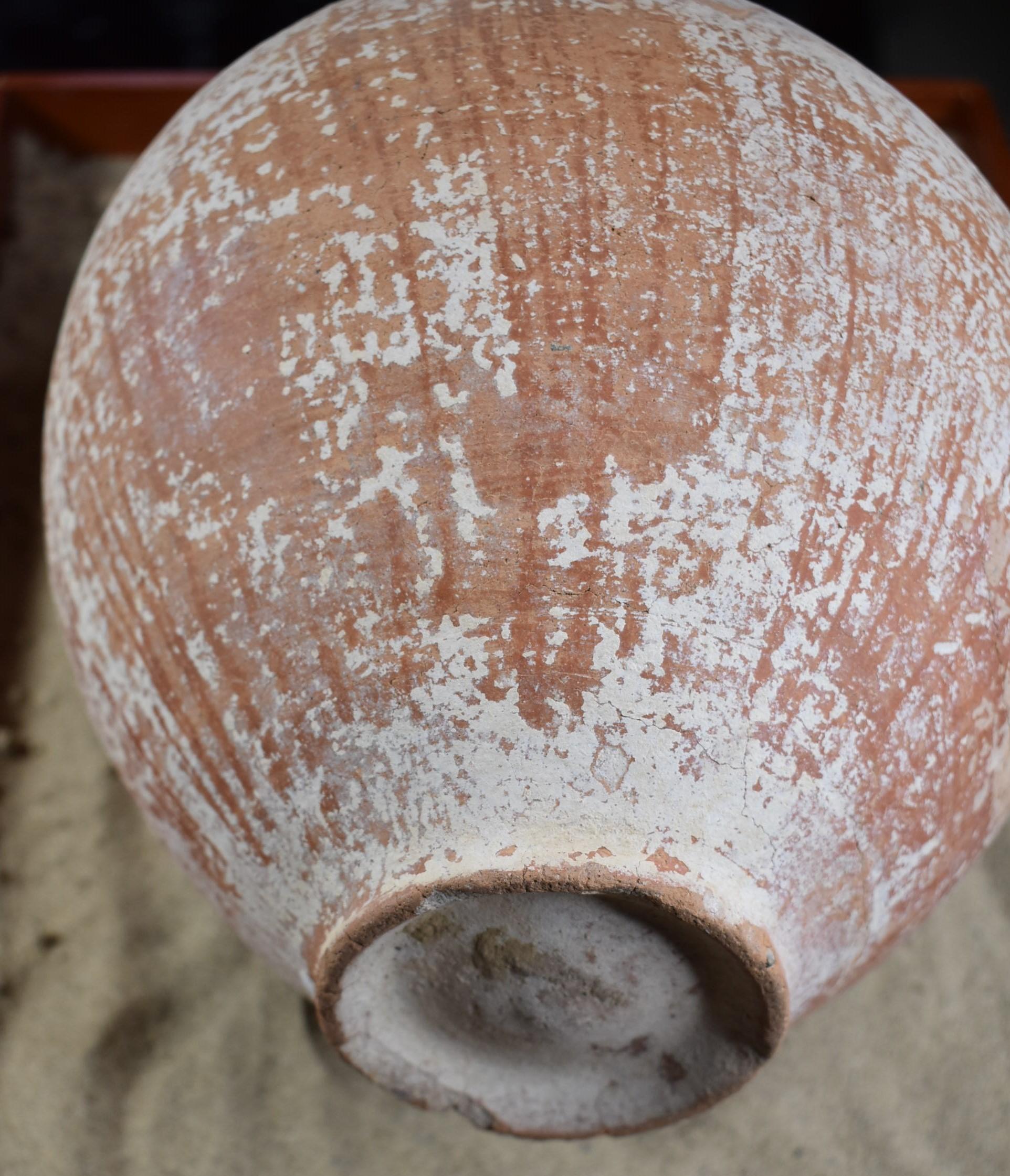 Iron Age 2 Handle Jar w/ Red Slip