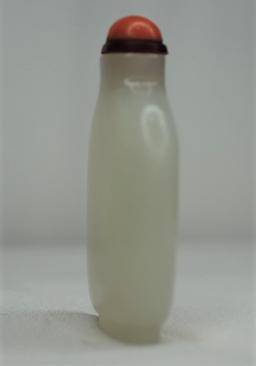 White Jade Snuff Bottle Circa 1820-1880