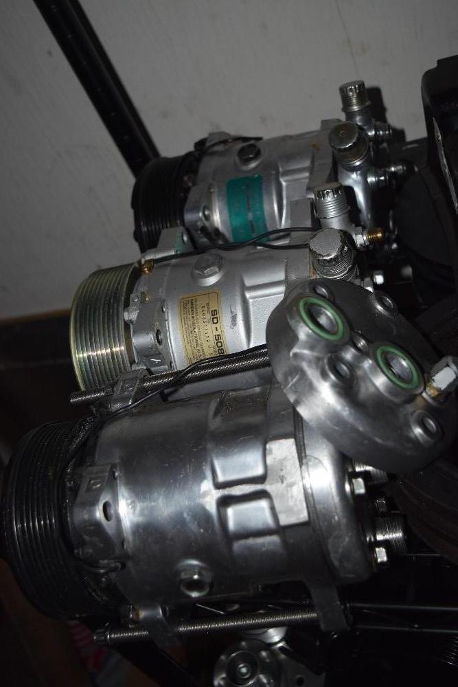 HD Oil Pump, SD5H14 A/C Compressor, SD 508 A/C Compressor, Brackets, Belt Pulleys