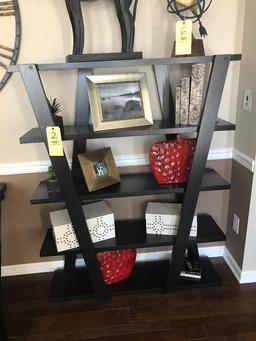 5' tall open bookshelf (contents NOT included))