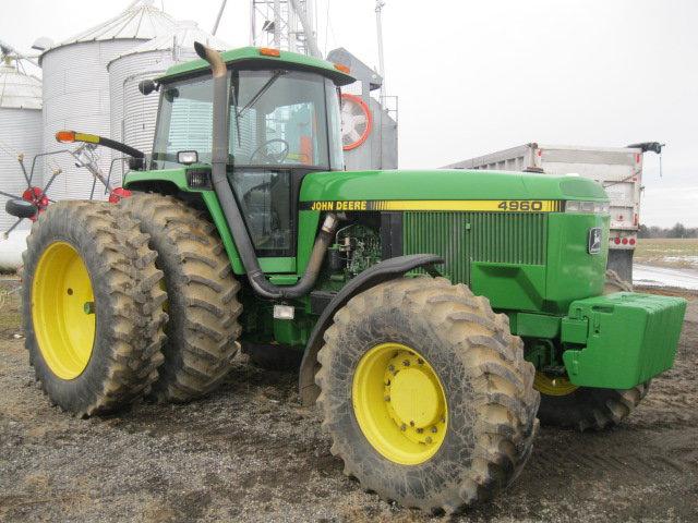 1992 JOHN DEERE 4960 MFWD TRACTOR