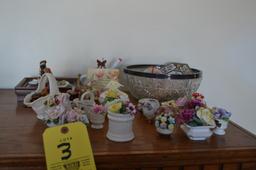 Flowered China Baskets & Decorators