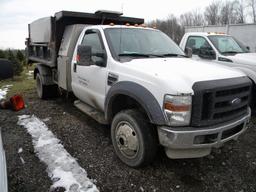 2009 Ford F550 4X4  Dump Truck