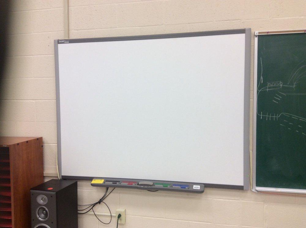 SmartBoard and overhead projector