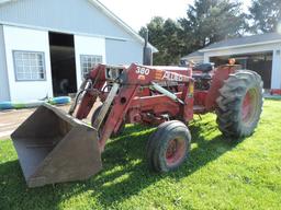 International 584 Diesel Tractor With Allied 380 Loader