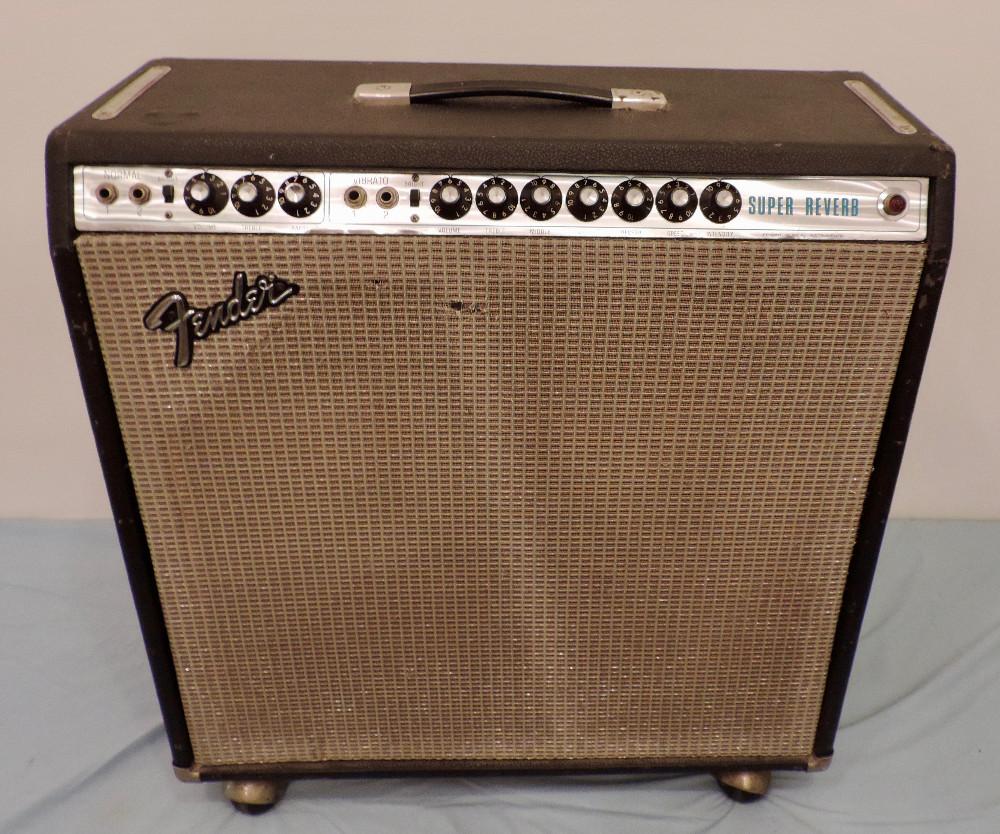 Fender Super Reverb Amplifier Non-Master Volume Silverface - 1974