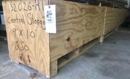 Green 9 x 10 Storage Overhead Steel Door In Crate