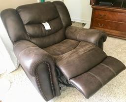 Levin Faux Leather Reclining/Rocking Chair