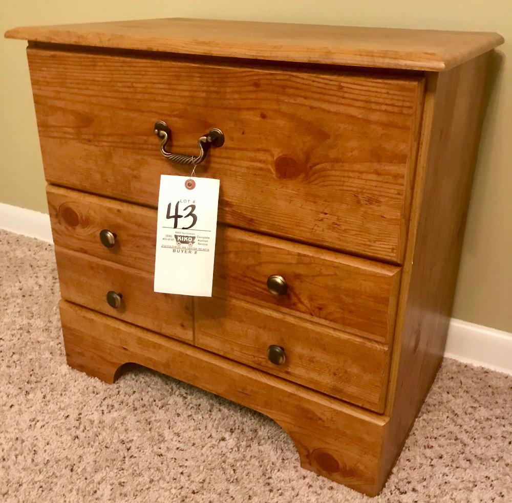 Pine 2-Drawer Stand