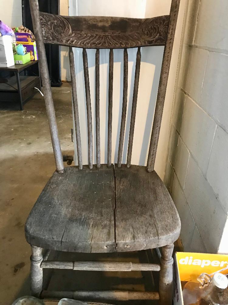 Pressed Back Chair, Canning Jars & Bottles