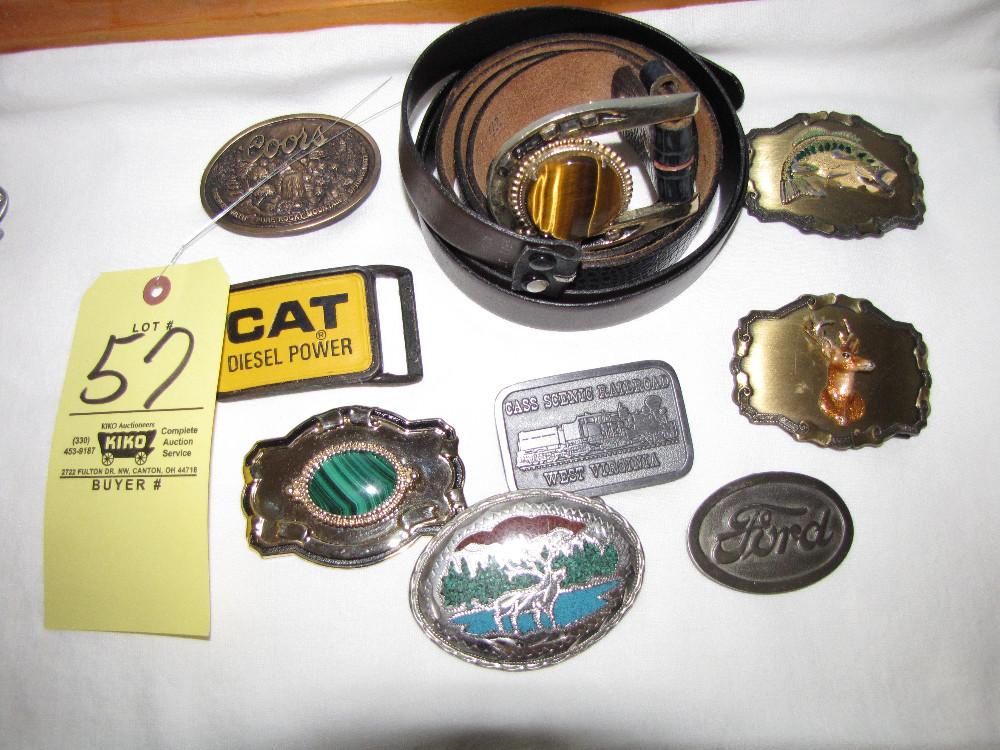 9 belt buckles