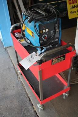 Chicago Electric Dual Mig Welder W/ Rolling Cart