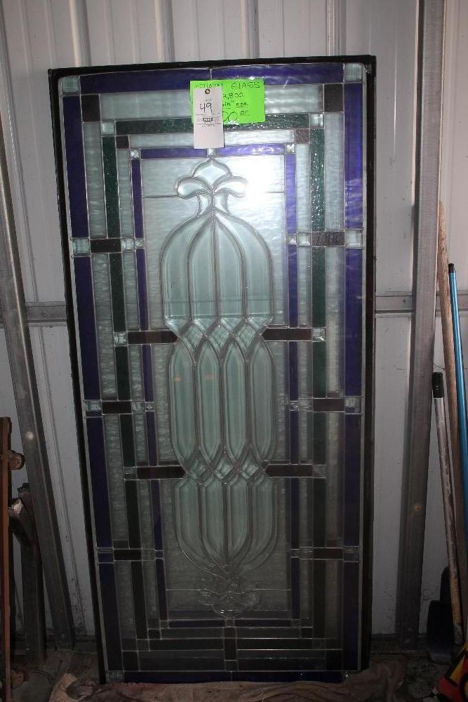 2 Stain Glass Panels