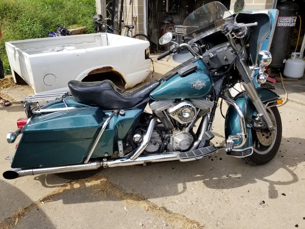 1985 Harley Davidson Electraglide Motorcycle, 30,666 Miles