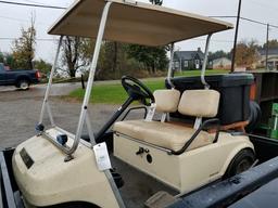 Club Car Electric Golf Cart With Charger, Newer Batteries