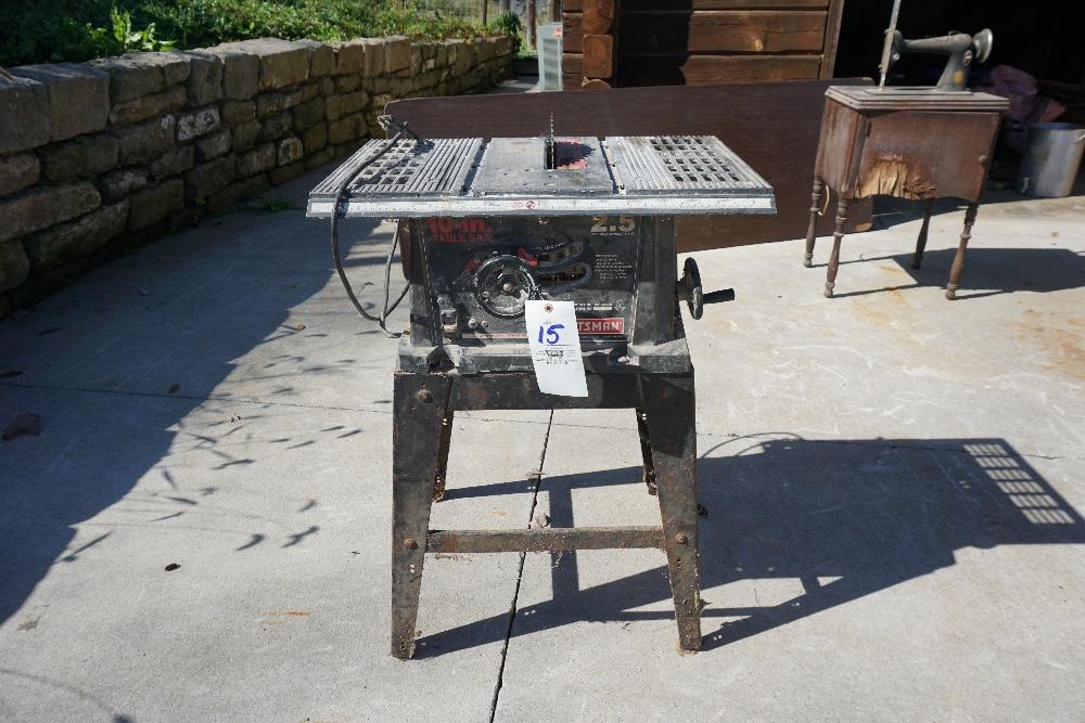 Craftsman 10" table saw