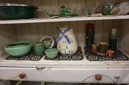 Stemware, Glassware, Cookie Jar, Cedar Point Collector Plate, Crackle Glass Bowls