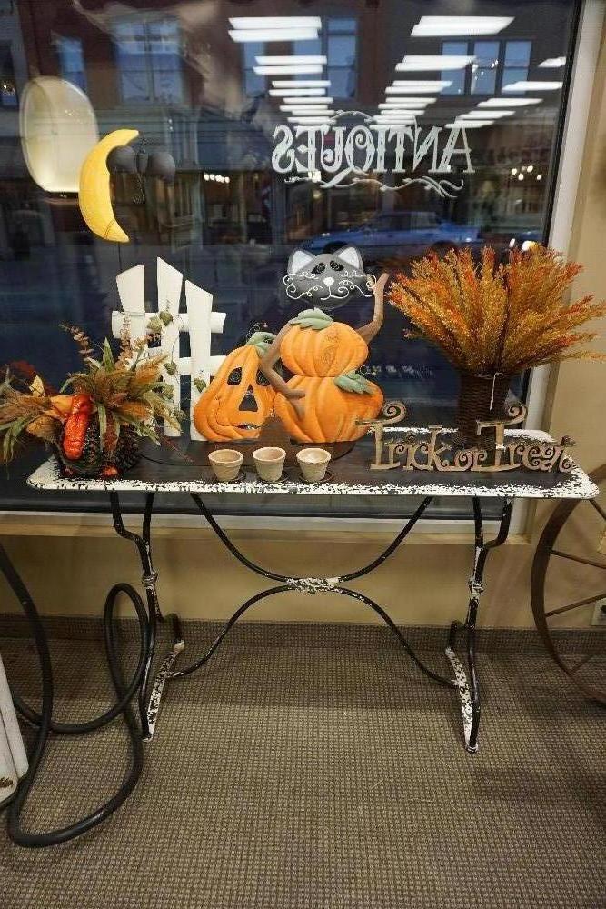 Iron Table, Fall Decor