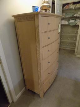 Thomasville blonde 6-drawer chest