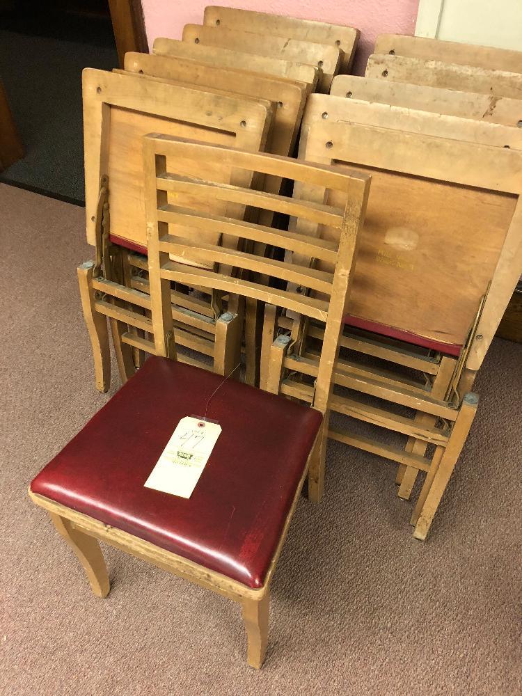 Wood Folding Chairs With Padded Seats