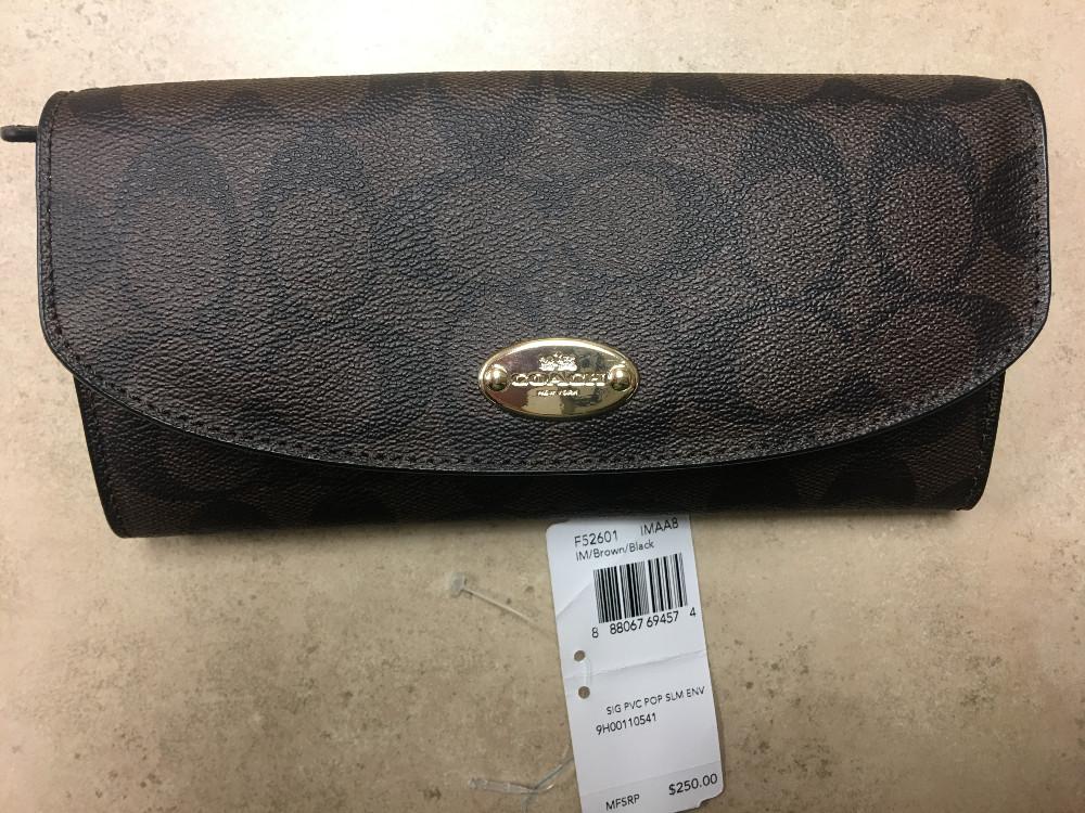 Brown/Black Coach wallet