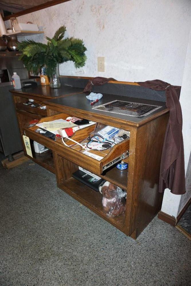 (2) Greeting Tables w/ Drawers
