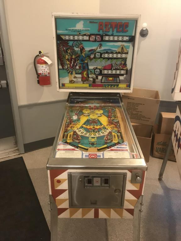 Williams Aztec Pinball Machine, NO SHIPPING