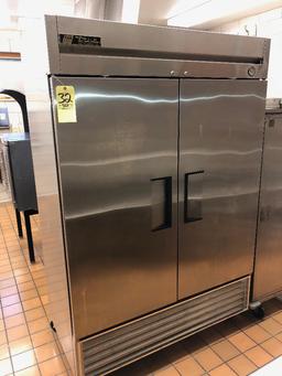 True commercial refrigerator 5'6" W X 7' H self-contained