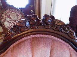 Rose Carved Victorian Chair