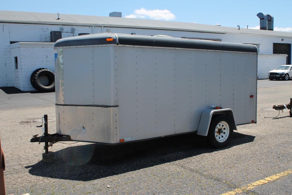 2007 Interstate 12' Box Trailer Mod. WD612SAFS, W/ Ramp Door