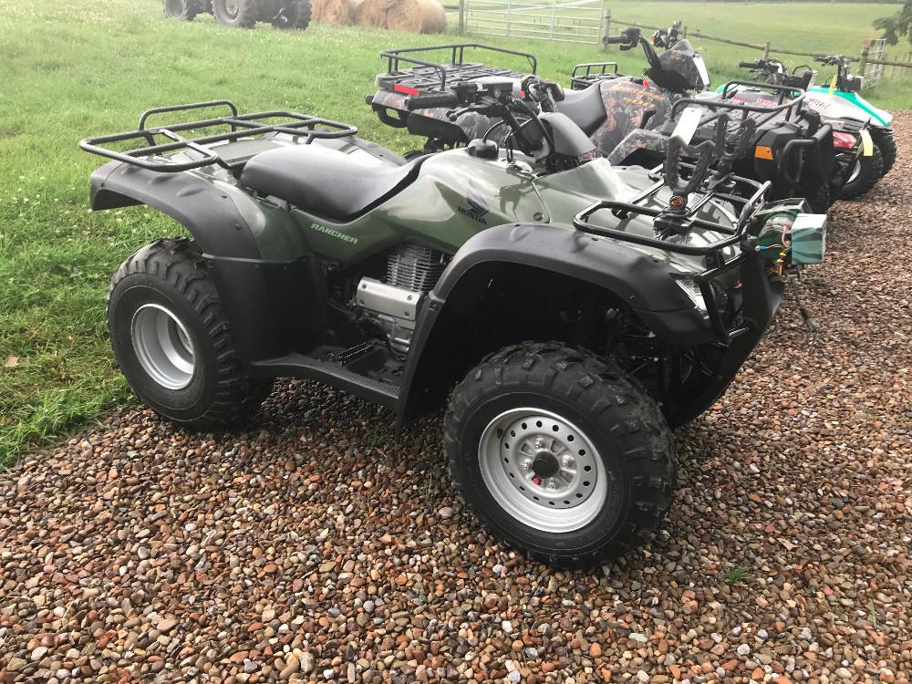 2005 Honda Rancher TRX 350 W/ Winch & Plow