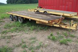 Homemade Tri-Axle Trailer