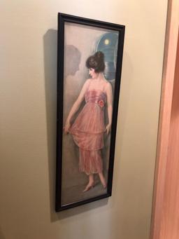 Framed Print, 25" x 9"