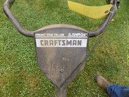 Craftsman Front Tine Tiller, 5.5hp 24 Inch