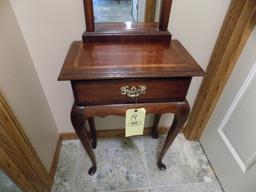 Butler hall stand with queen anne legs 20" 1/2w x 72"t