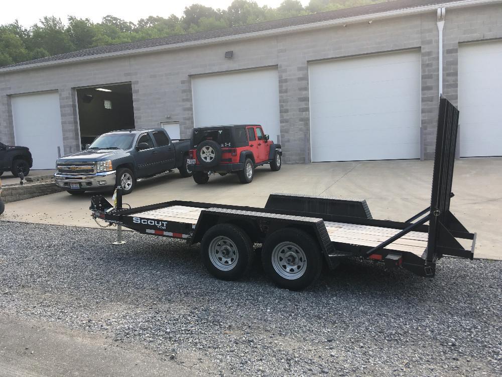 '17 Scout Tandem Trailer w/Drop Ramp 6' x 14'