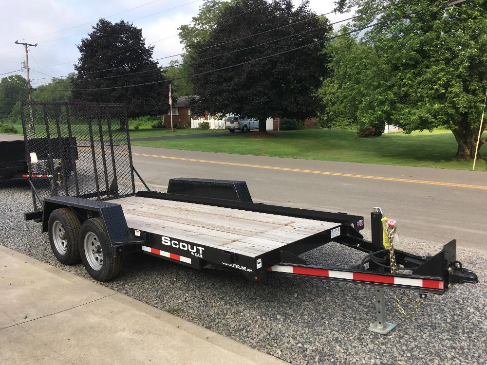 '17 Scout Tandem Trailer w/Drop Ramp 6' x 14'