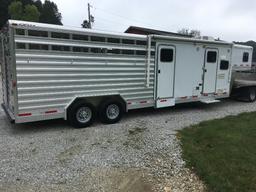 2014 EX155 28' Livestock Trailer