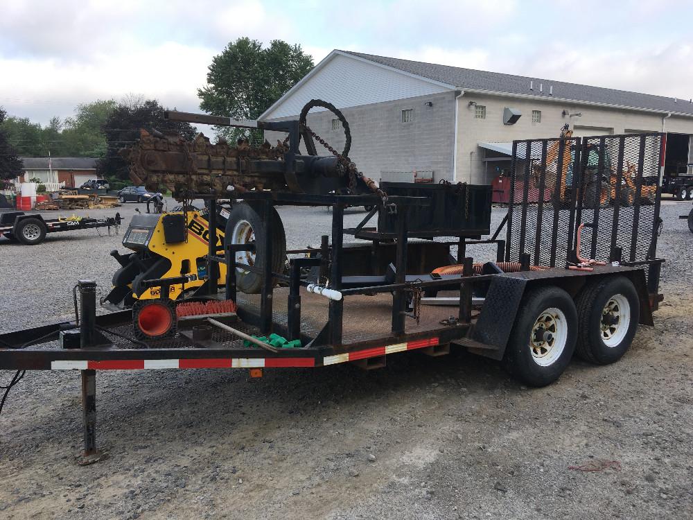 Boxer 532DX Skid Steer w/Trailer and Attachement