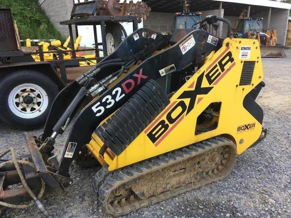 Boxer 532DX Skid Steer w/Trailer and Attachement