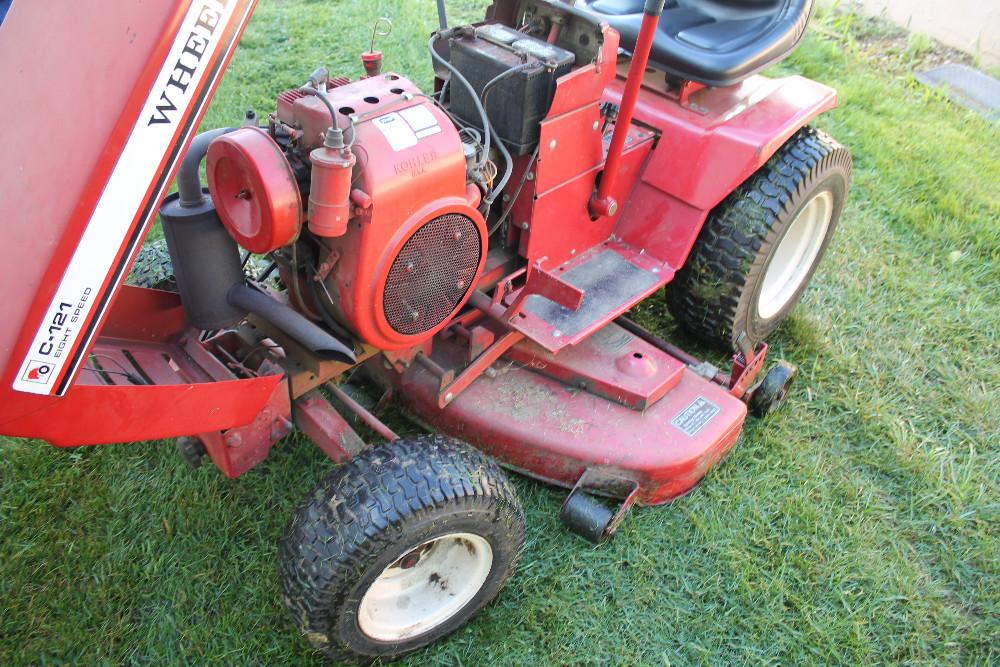 Wheel Horse C-121 8-Speed Mower W/ Mowing Deck & Kohler 12HP Engine, Runs & Mows